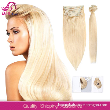 wholesale remy thick bottom plastic clip for hair extensions